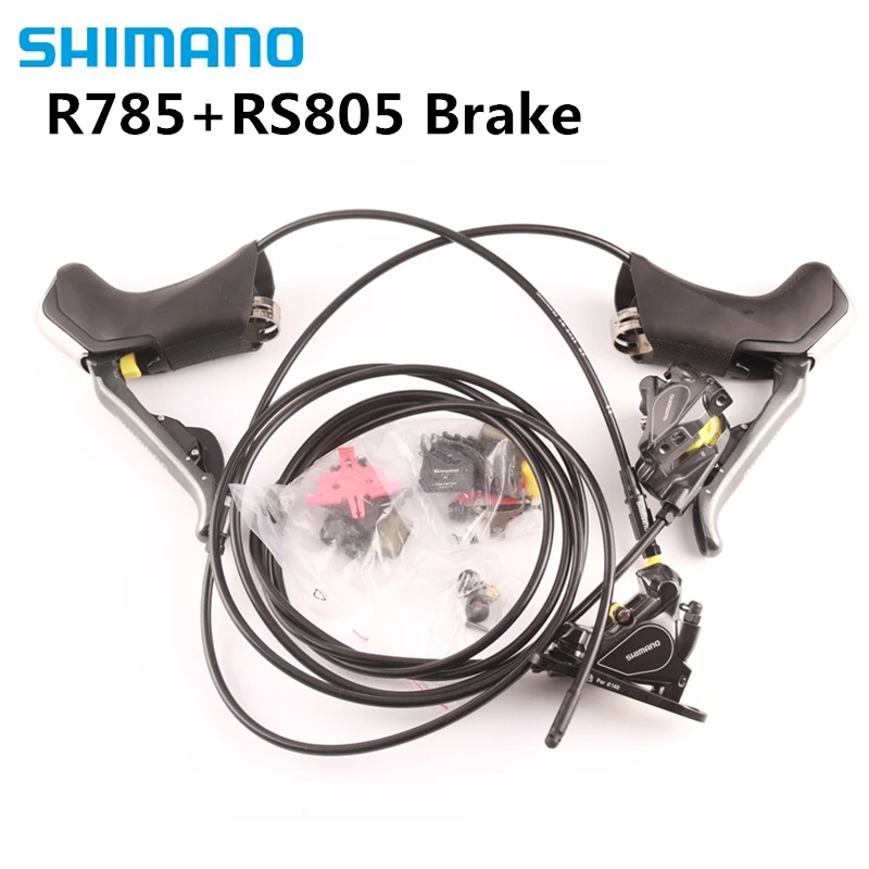 Shimano электронный Di2 ST-R785+ BR-R785 R785+ RS805 Гидравлический дисковый тормоз дорожный велосипед ST R785 Di2 рычаг переключения тормозов тормозной ICE-TECH - Цвет: ST-R785BR-RS805