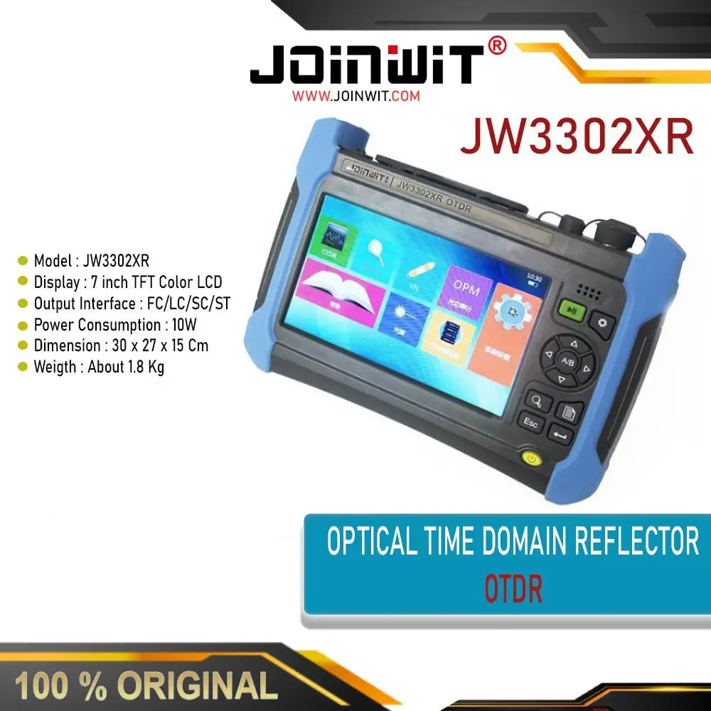 JoinWit JW3302XR OTDR PON 1310/1490nm/1550nm 37/37/37dB оптический временной рефлектометр совместимый с