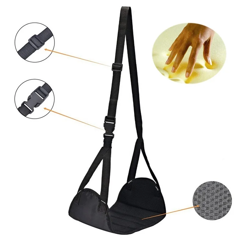 Portable Airplane Feet Hammock Office Comfortable Memory Foam Foot Rest Decompression Equipment Provisional Travel Leg Hammock