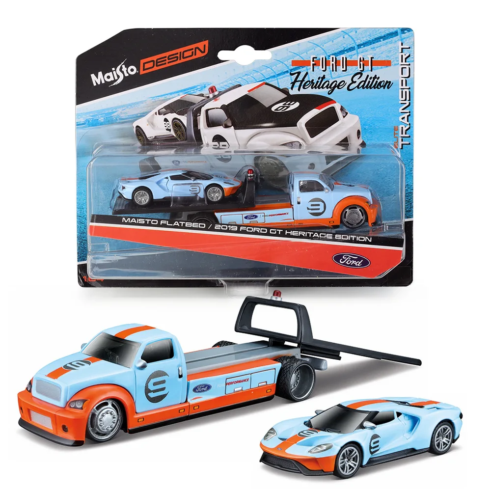 Maisto 1:64 2019 Ford Gt Transpallet Lega Materiale Trasporto Pressofuso Modello Di Auto Collezione Regalo Giocattolo Ragazzi