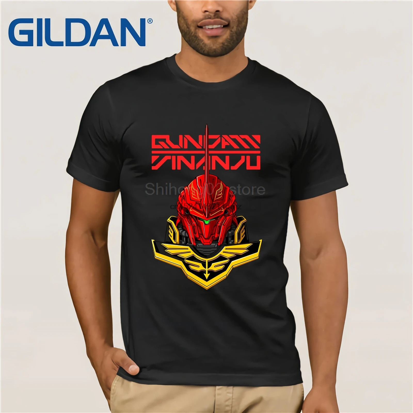 Sinanju воина гундама футболка | Мужская одежда