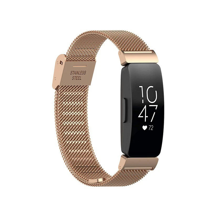 Essidi Milanese Bracelet Strap For Fitbit inspire 1 2 inspire HR Stainless Steel Wrist band Loop Belt For Fitbit inspire 1 2
