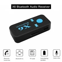 Беспроводной Bluetooth 3,5 мм Aux стерео усилитель музыки A2DP Автомобильный приемник громкой связи адаптер OUJ99