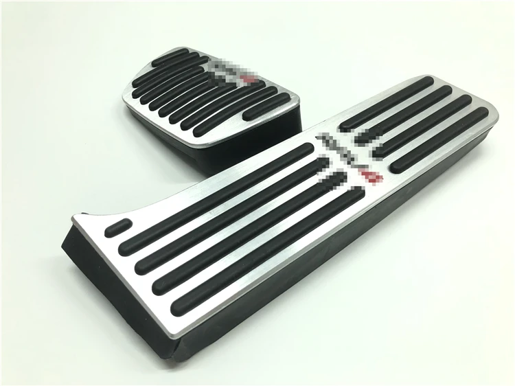pedal silver 2pcs Для Toyota RAV4 RAV-4 Алюминиевый автомобильный акселератор газовая педаль тормоза Подножка педаль накладка на - Название цвета: pedal silver 2pcs