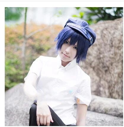 only wig Персональные костюмы для косплея Shirogane Naoto daliy, школьная форма на заказ, костюмы на Хэллоуин для женщин/мужчин и взрослых - Цвет: only wig