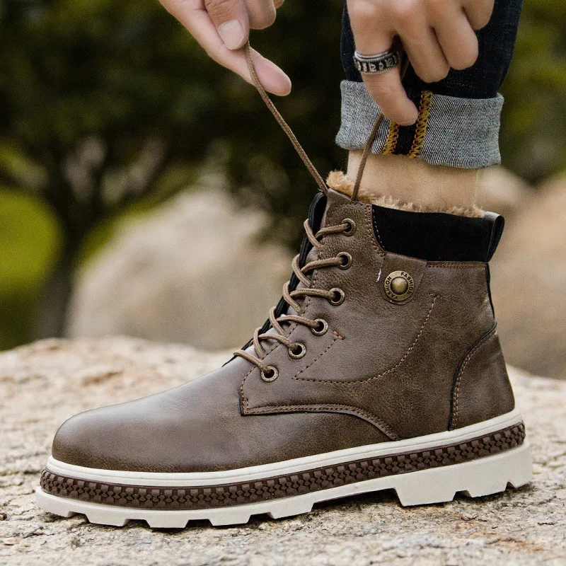mens casual winter boots
