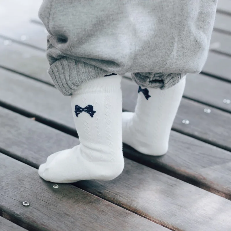 

2019 Spring And Autumn Flounced CHILDREN'S Socks Breathable White Children's Socks Tube Socks Baby Socks Sweat Absorbing Girls S