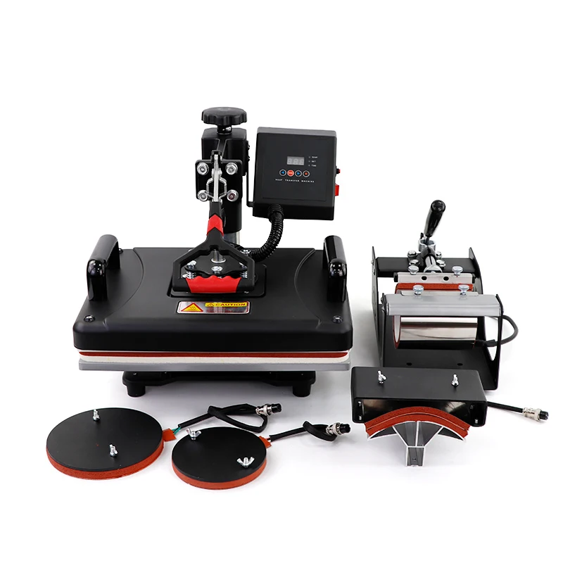 5 in 1 combo multifunction heat printing machine fahrenheit heat press  machine 5 in 1 - AliExpress