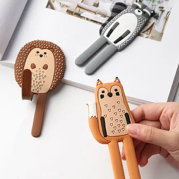 

Kitchen Animal Fridge Magnets Cartoon Rabbit Hedgehog Refrigerator Message Sticker Key Holder Kids Toy Home Decoration 1pc