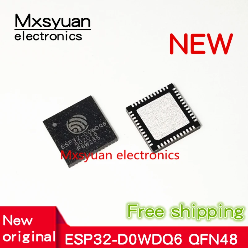 10 ~ 50 шт. ESP32-D0WDQ6 SMD IC двухъядерный MCU Wi-Fi и Bluetooth комбинированный чип QFN 48-pin 6*6 мм |