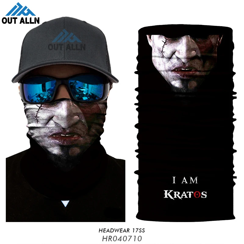 HR040710 3D Джокер повязка на голову Braga Cuello Deadpool бандана Buffs клоун аноним бесшовная Балаклава череп мотоцикл маска для лица демон шарфы - Цвет: HR040710