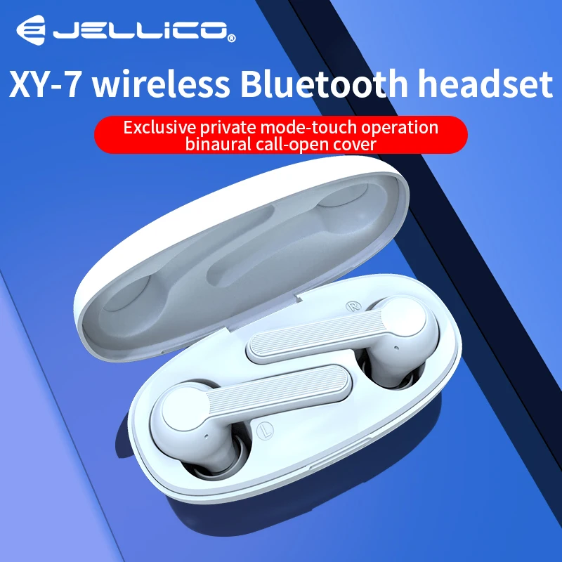 Jellico беспроводные TWS наушники Blutooth наушники с зарядным устройством Встроенный микрофон Bluetooth 5,0 спортивная Гарнитура для бега