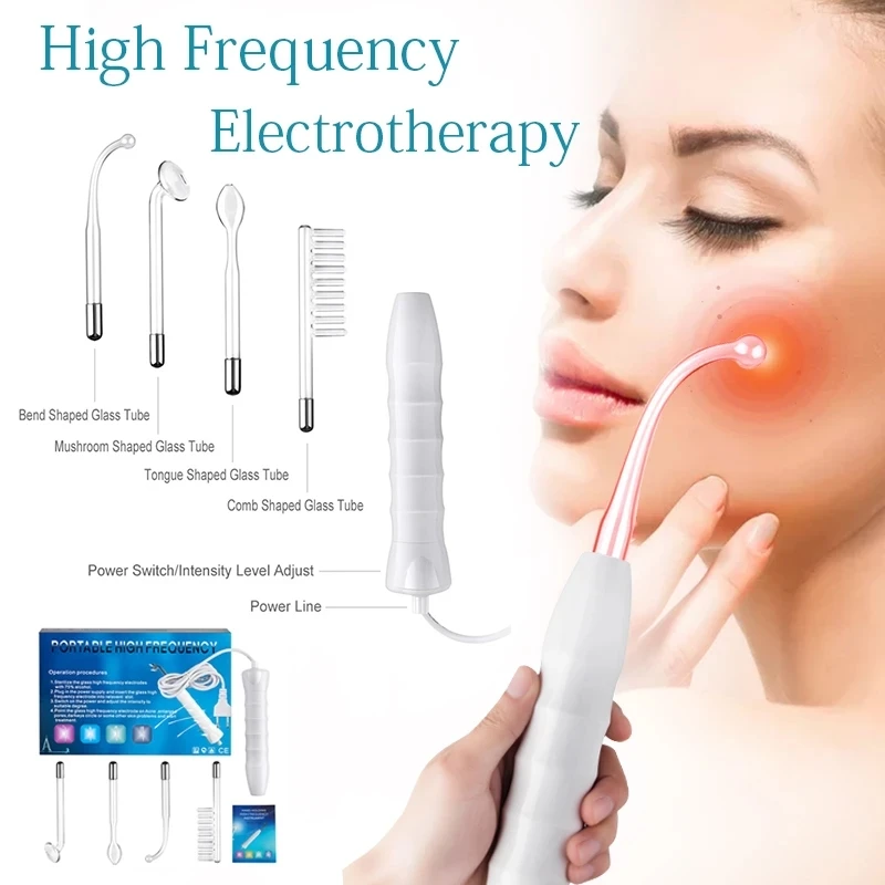 Face-Massage-Machine Electrode Beauty-Instrument Ultrasonic High-Frequency Face-Skin-Care-Tools