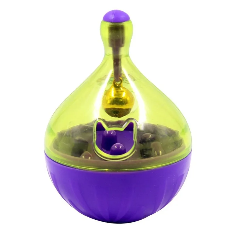 Large purple Устройство для подтекания домашних животных Массажер кошка собака игрушка для укуса устойчивая портативная Экологически чистая пищевая утечка собака для собаки мячик для корма товары для домашних животных - Цвет: Large purple