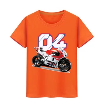

Boy T Shirt Girl cotton Tshirts top Children Skateboard Teeshirts Kid T-shirt Andrea Dovizioso 04 Motorcycle print brand tee