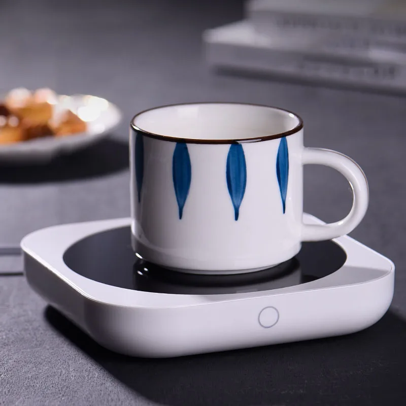  Evelots Coffee Mug Cup Warmer for Desk, Electric, Hot Tea  Candle Wax Heating Plate