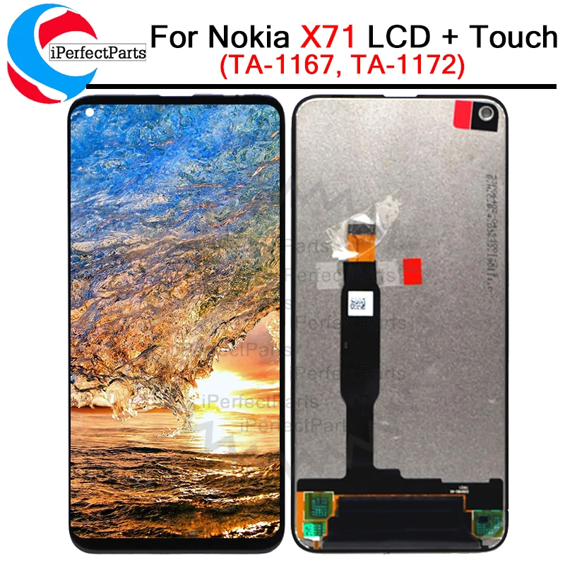 

6.39''For Nokia X71 LCD Display TA-1188 TA-1167 Touch Panel Screen Digitizer Assembly Replacement with tools For Nokia X71 lcd