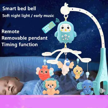 

Baby Bed Bell Music Rotating Puzzle Rattle Bedside Bell Parent-child Interactive Intelligence Development Children's Toys