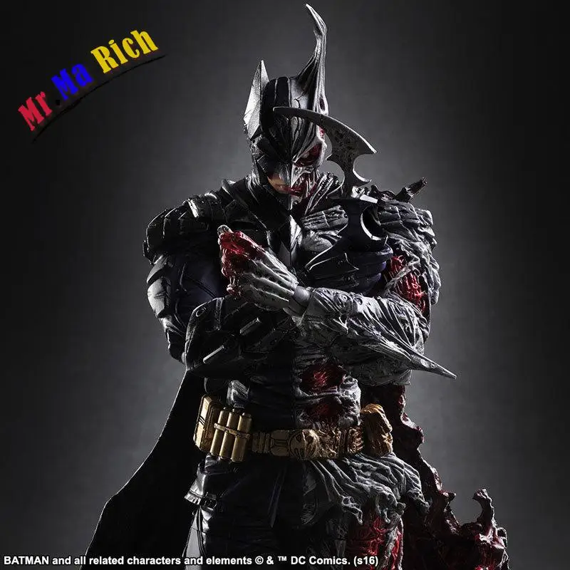 Play Arts Kai Dc Comics Batman Rogues Gallery Two-face Pvc Action Figure Collection Kids Toys Figur