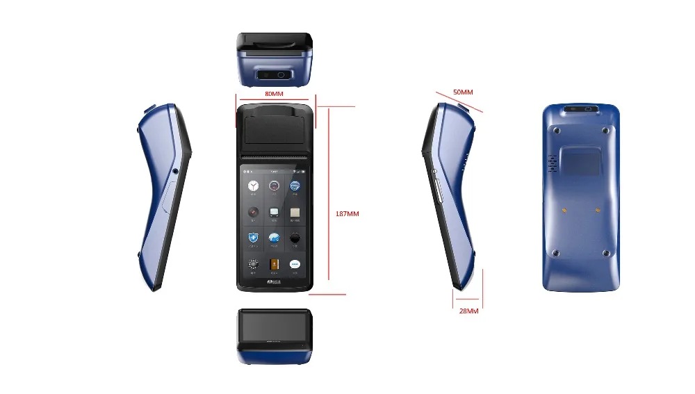 MHT-M1 Android POS терминал с bluetooth Wi-Fi 3g соединение QR сканер штрих-кода