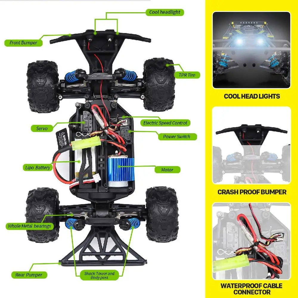 LeadingStar 9303E 1:18 Масштаб Дистанционное управление автомобиль 40+ км/ч высокая скорость внедорожника игрушки RC грузовик для детей и взрослых