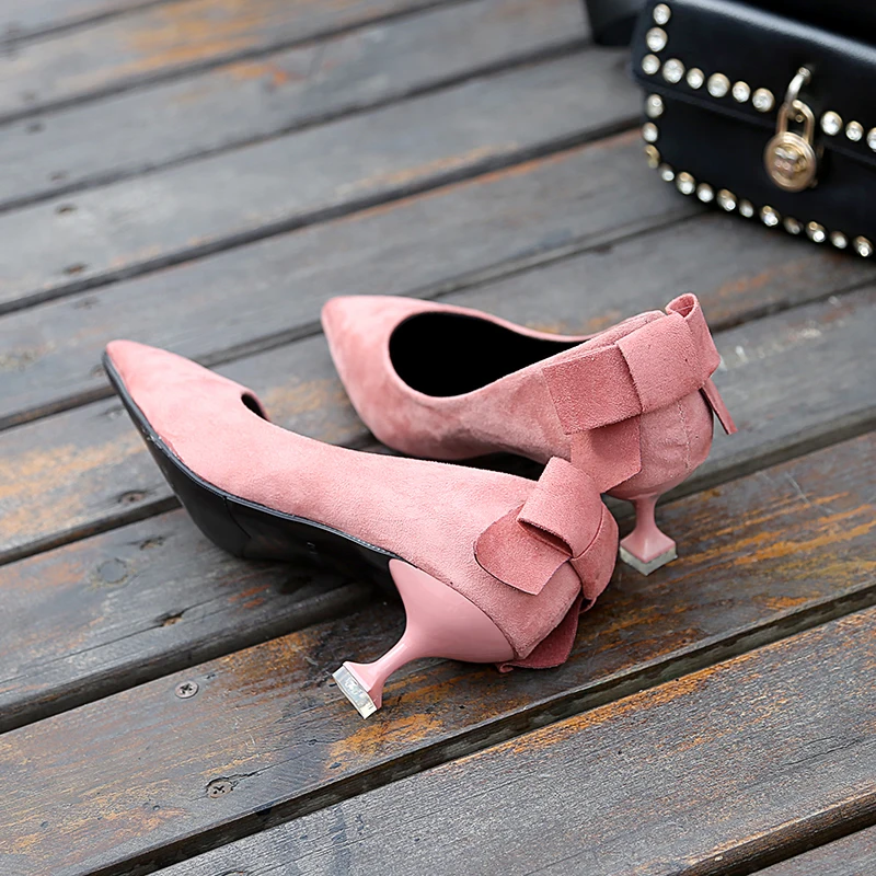 

2020 new summer Korean womens stiletto heels shallow mouth solid color pointed set foot high heels sexy prom wedding shoes