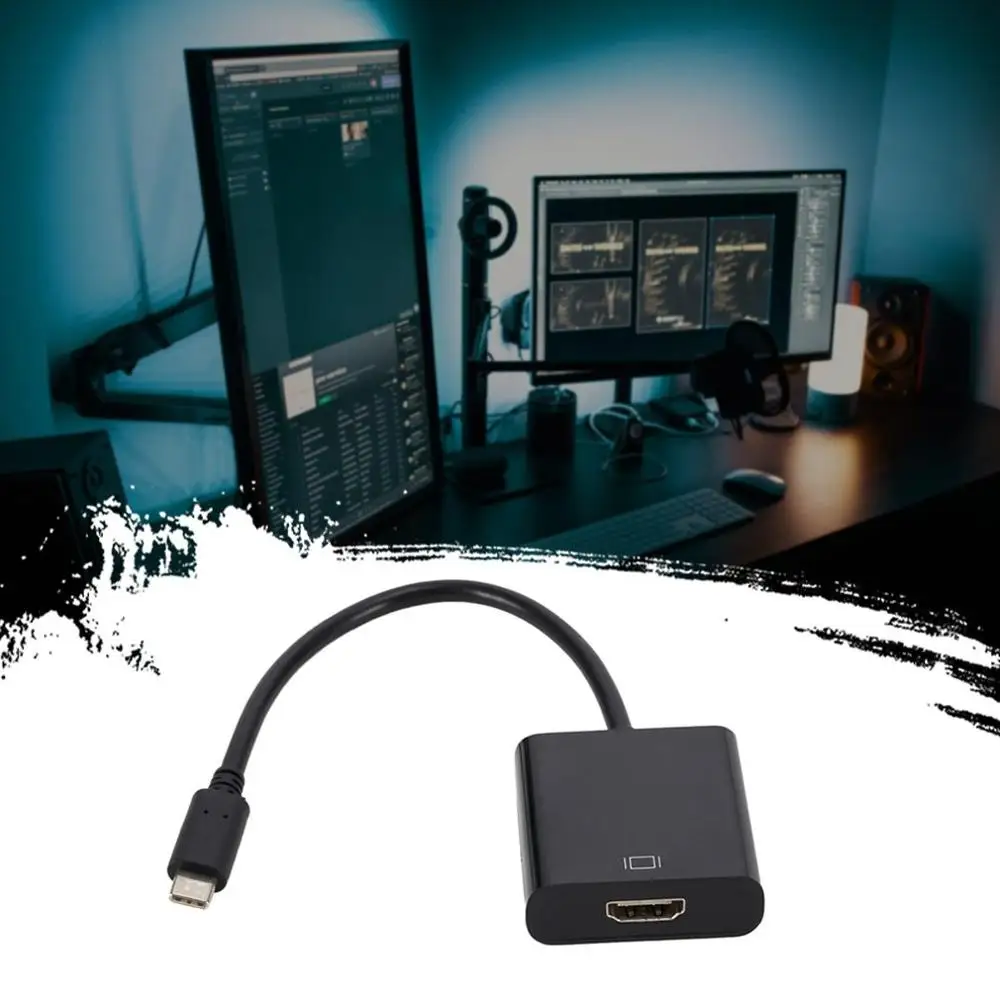 Конвертер USB 3,0 в HDMI type-c в HD tv type-C в HDMI адаптер мульти дисплей кабель для ПК ноутбук проектор HD tv