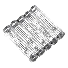 5 шт. серебряные металлические щипцы для кальяна, шланг, пружина для кальяна Sheesha Chicha Nargile, держатель шланга для защиты силиконового шланга