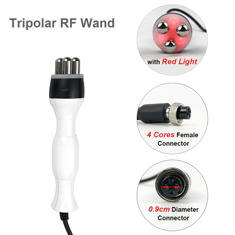 Replace Wands Female Plug 0.9cm RF Replacement for 40KHz Ultrasonic Cavitation Nozzle Weight Loss Beauty Machine 6
