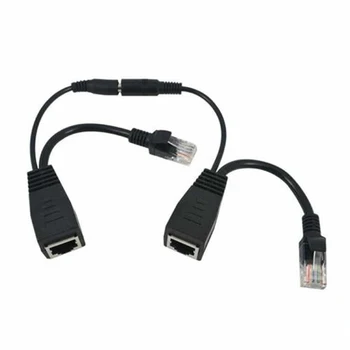 

POE Adapter cable RJ45 Injector Injector + Splitter Kit Tape Screened Passive Power Over Ethernet Synthesizer Separator Combiner