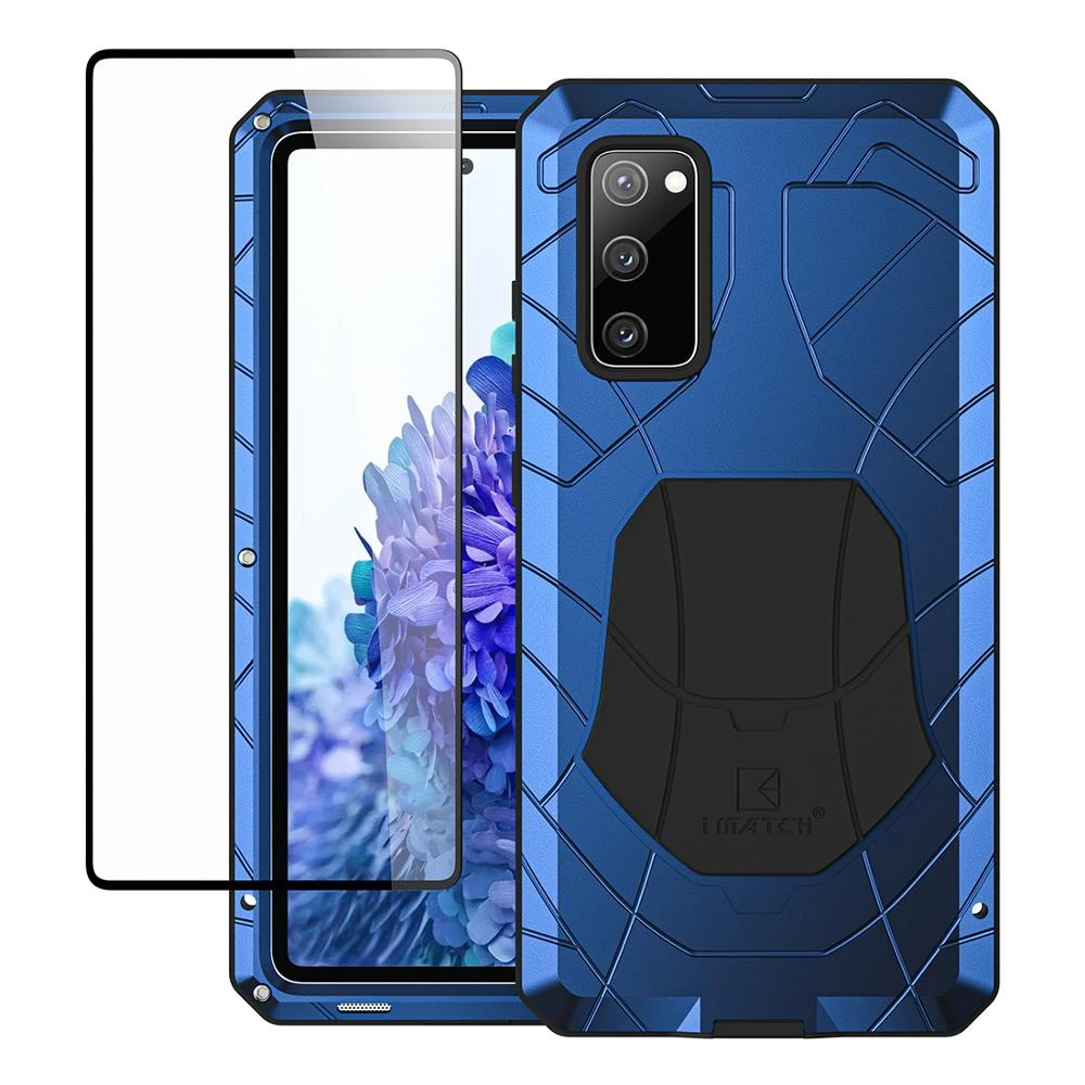 For Samsung Galaxy S Fe S21 S21plus S21ultra Case Aluminum Metal Tempered Glass Screen Protector Galaxy S Fe 5g Funda Cover Phone Case Covers Aliexpress