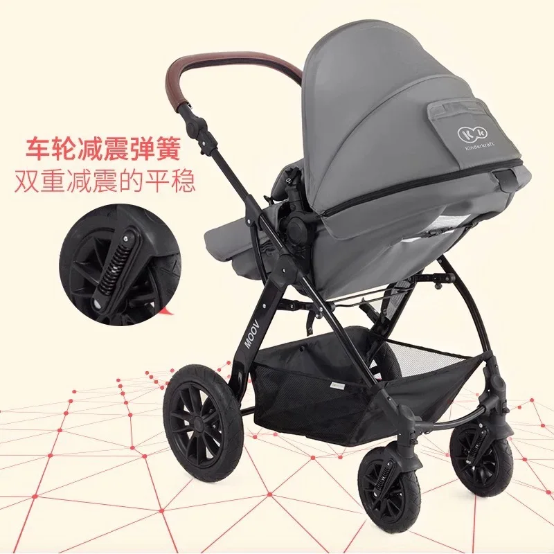 Детская коляска Kinderkraft 3 в 1 с автомобильным сиденьем