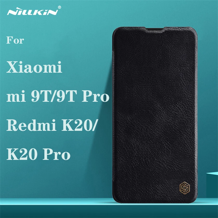 Xiaomi mi 9T красный Redmi K20 флип-кейс mi 9T Pro Чехол Nillkin Qin винтажный кожаный флип-чехол с кармашком для карт чехол-кошелек для Redmi K20Pro