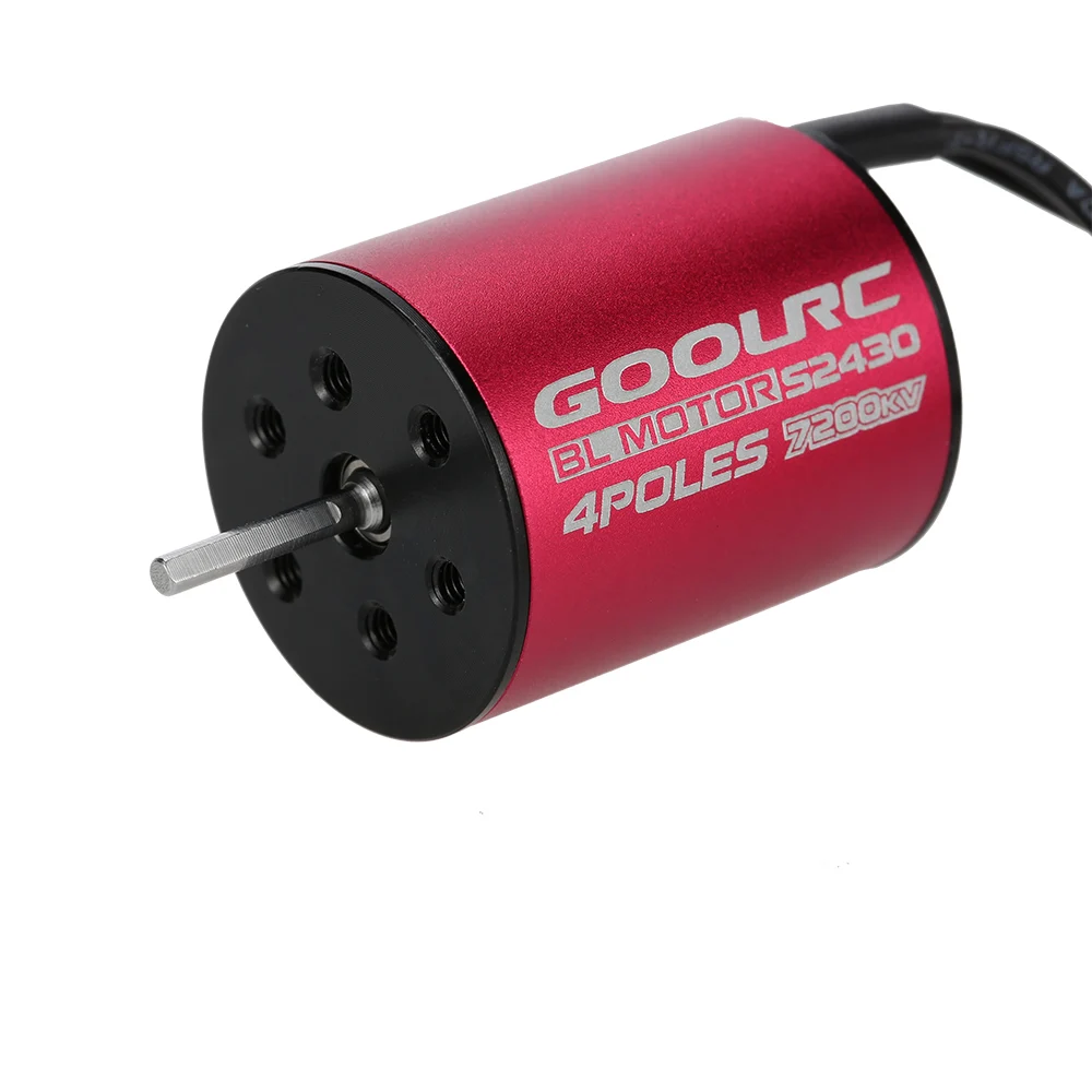 Высококачественный бесщеточный двигатель GoolRC S2430 7200KV 25A ESC 2 kg металлическая