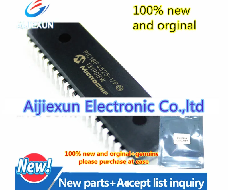 

2Pcs 100% new and orginal PIC18F4525-I/P DIP40 in stock