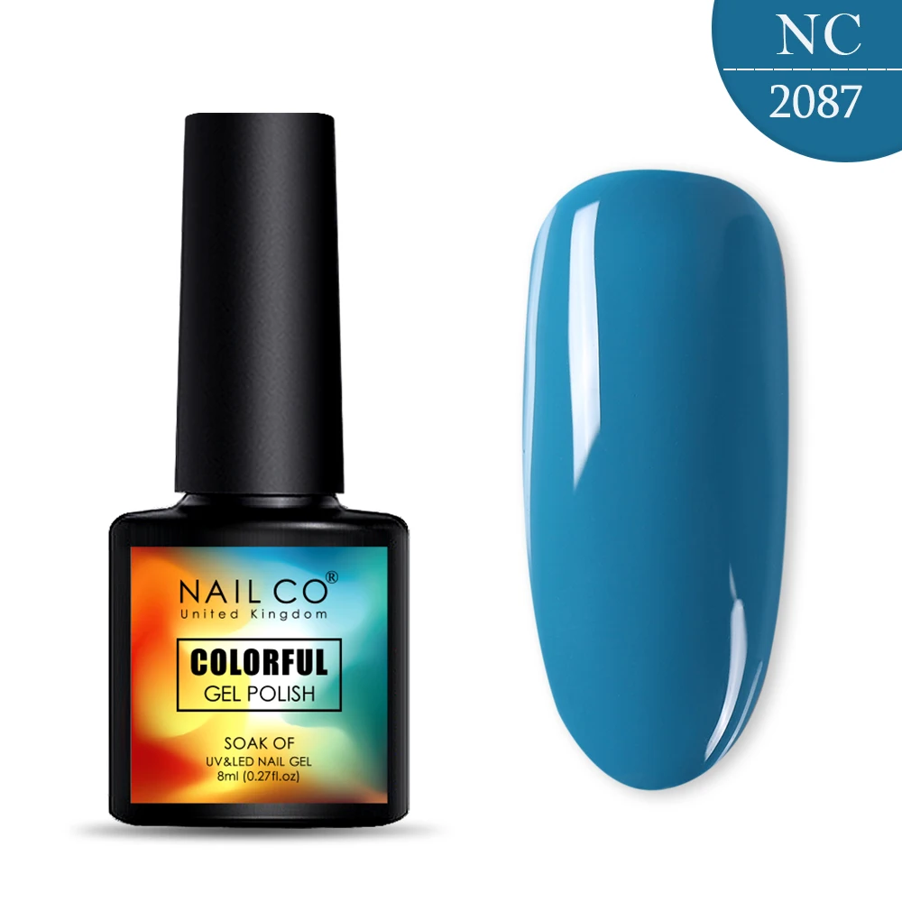 2087 NAILCO, 8 мл, 130 цветов, Гель-лак для ногтей Lucky color, Гель-лак для ногтей, дизайн ногтей, Гель-лак Esmalte Nails Lak Hybrid Soak Off - Цвет: 2087