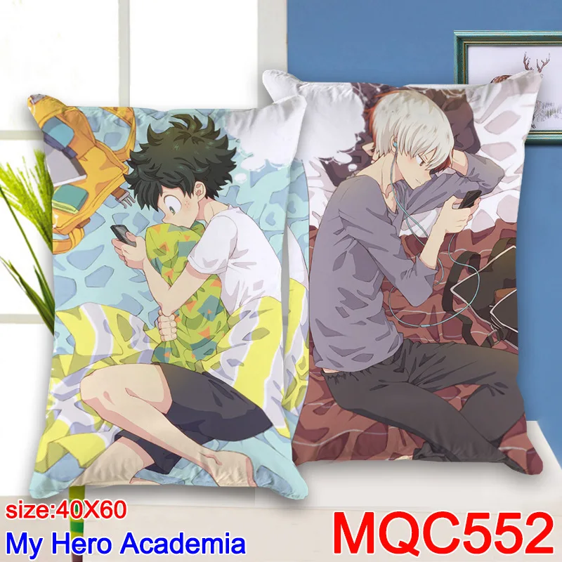DIOCOS Anime Boku No My Hero Academia Pillow 40x60cm Bedding Cushion Todoroki Shoto Izuku Midoriya Plush Toy Christmas Gift (15)
