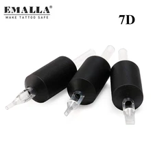 20 шт 25 мм стерилизованные одноразовые 7D ручки для татуировки с четкими длинными наконечниками 7 Алмазная трубка для тату иглы поставка машины