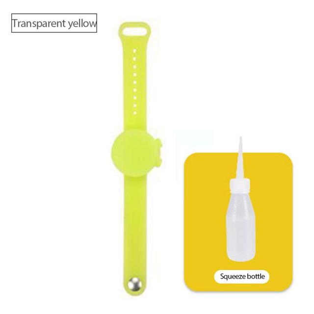 Portable Silicone Wristband Hand Sanitizer Bracelet Disinfectant Repellent Suncream Soap Lotion Dispenser Outdoor Dropshi