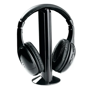 

High Quality 5 in 1 Wireless Headphones Watch Tv Earphone Cordless Headset for MP3 PC Stereo TV FM iPod