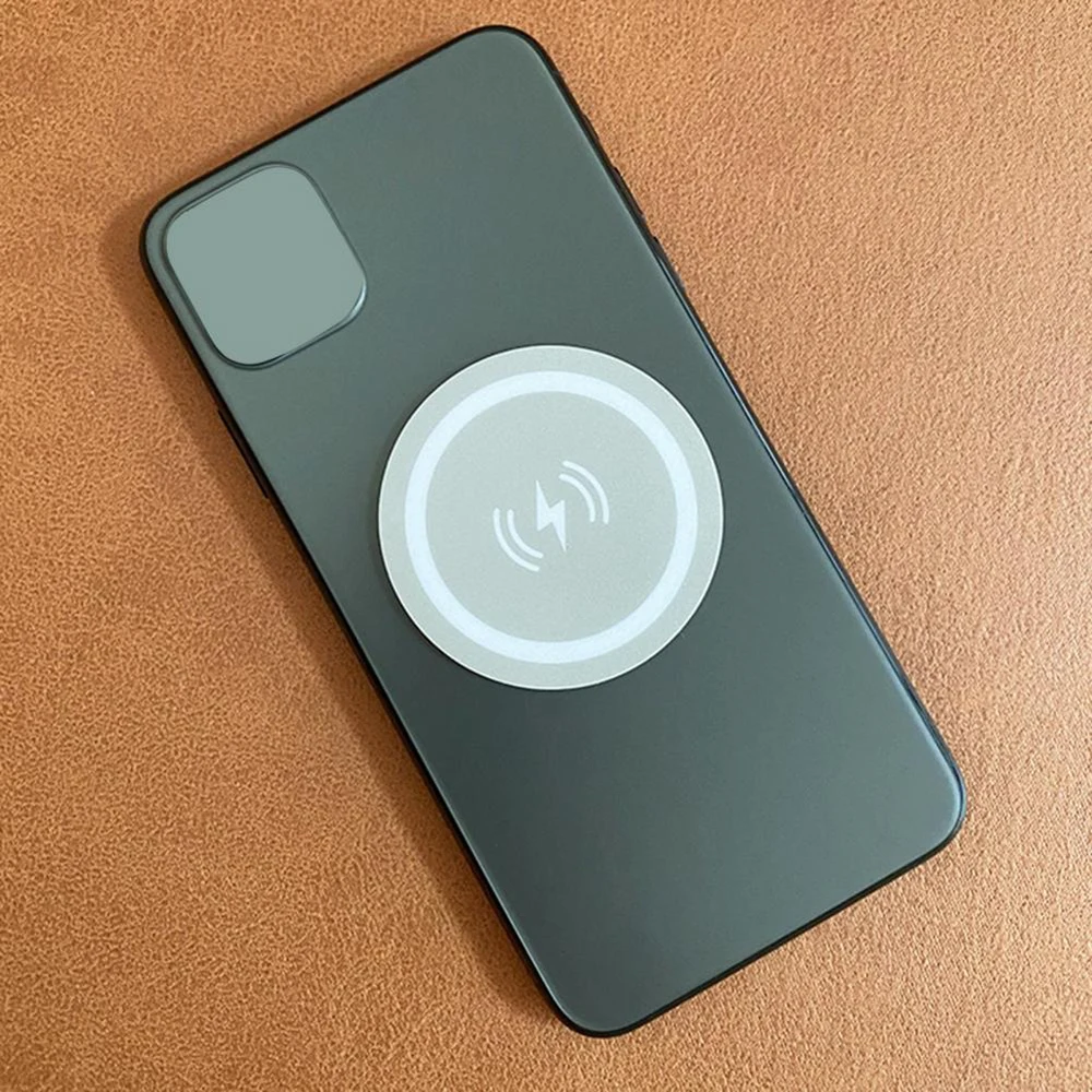 iphone charging stand Metal Plate Ultra Thin Supporting Wireless Charging Universal Car Mount Magnetic Holder Sticker Iron Sheet for Mobile Phone wall phone holder