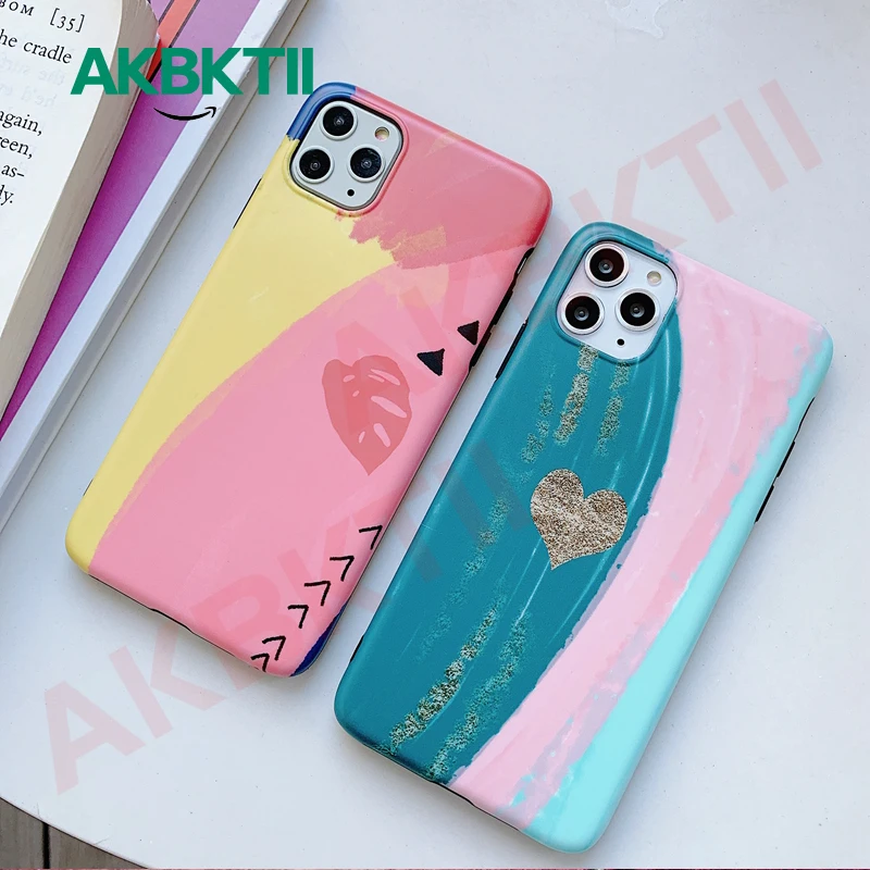 AKBKTII роскошный IMD задний Чехол для телефона iphone 11 Pro Max XR 8 7 6S Plus чехол 3D цветок