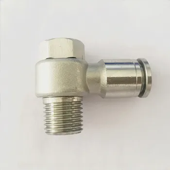 

1/8" 1/4" 3/8" 1/2" BSP Male Thread 90 Degree Elbow 304 Stainless Steel One Touch Air Pneumatic Fitting Quick Connector