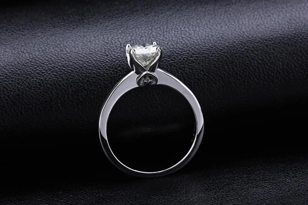 Starsgem драгоценный камень 925 серебряные серьги 18k с позолотой 1ct GH Муассанит кольцо
