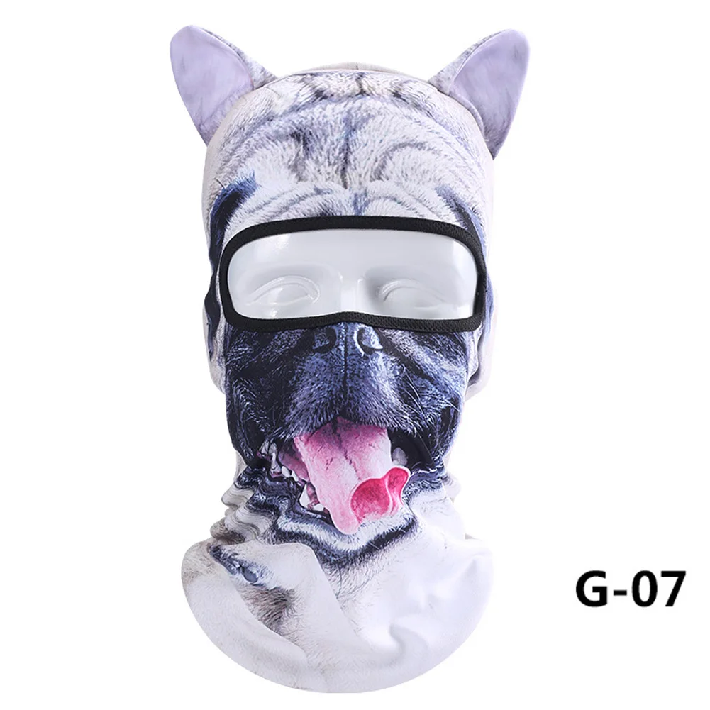 1 шт., тонкая 3D маска для лица для езды на лыжах на открытом воздухе с животными, маска для лица с капюшоном на шее, маска для всего лица, шапка NOV99 - Цвет: F