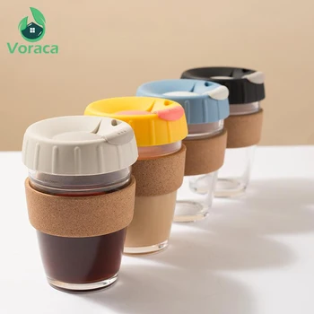 

340ml Portable Borosilicate Glass Coffee Cup Anti-scalding Transparent Hand Drip Coffee Cups for Home Office Coffeeware Travel