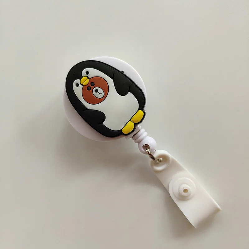 Медведь kumamoto мультфильм выдвижной тяга катушка для значка шнур для ID Имя карта-метка значок медсестры держатель милые дети катушки - Цвет: 8