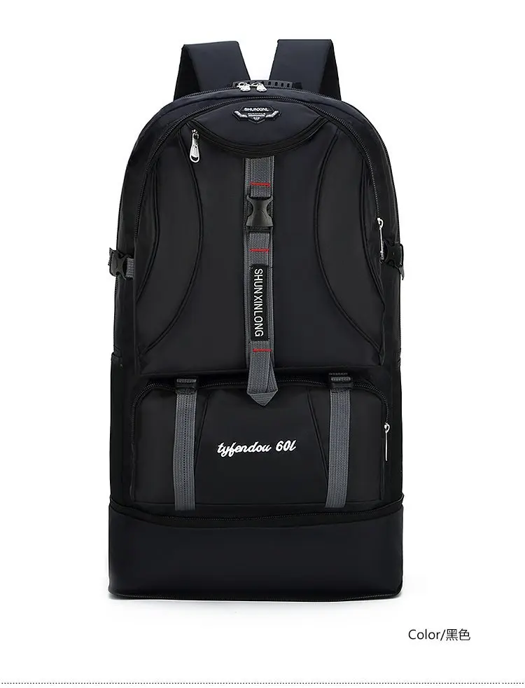 

High Quality Nylon Fabric Large-Volume Street Fashion Anti-Spillage Outdoor Backpack