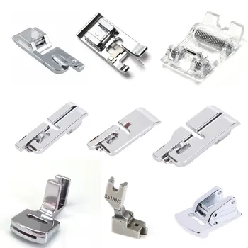 

Domestic Sewing Machine Foot Presser Rolled Hem Feet Set For Brother Singer Sewing Accessories