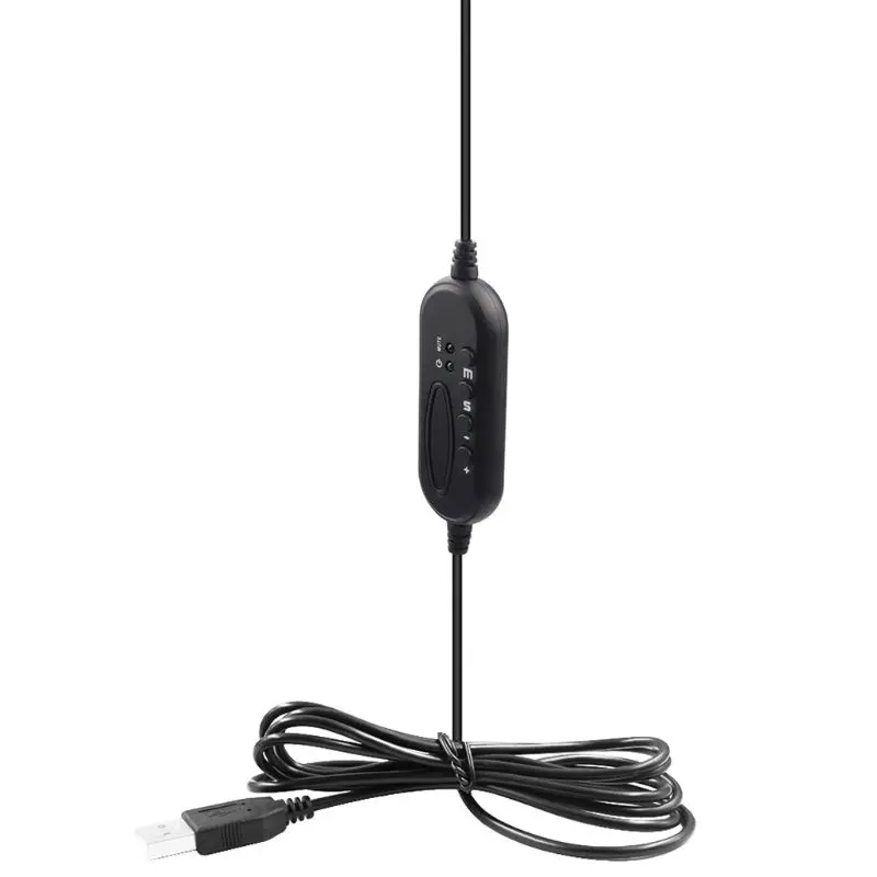USB Noise Cancelling Microphone Wired Headset With Microphone Call Centre Office PC Headphones